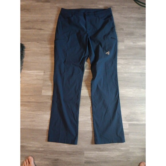 Eddie Bauer First Ascent Nylon Stretch Hiking Pants Navy Blue 12 - Picture 1 of 9